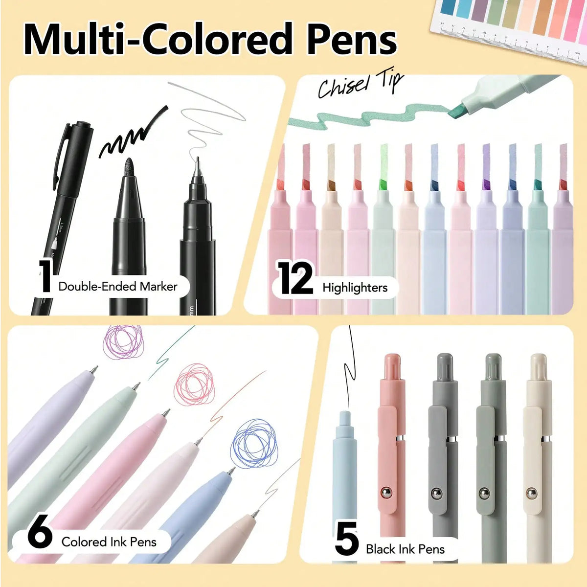 Complete Bible Journaling Kit With Pens, Highlighters And Study Supplies