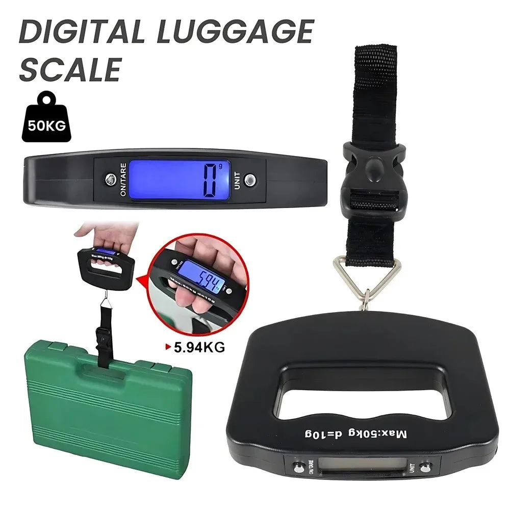 Electronic Digital Luggage Scale With Backlight For Travel