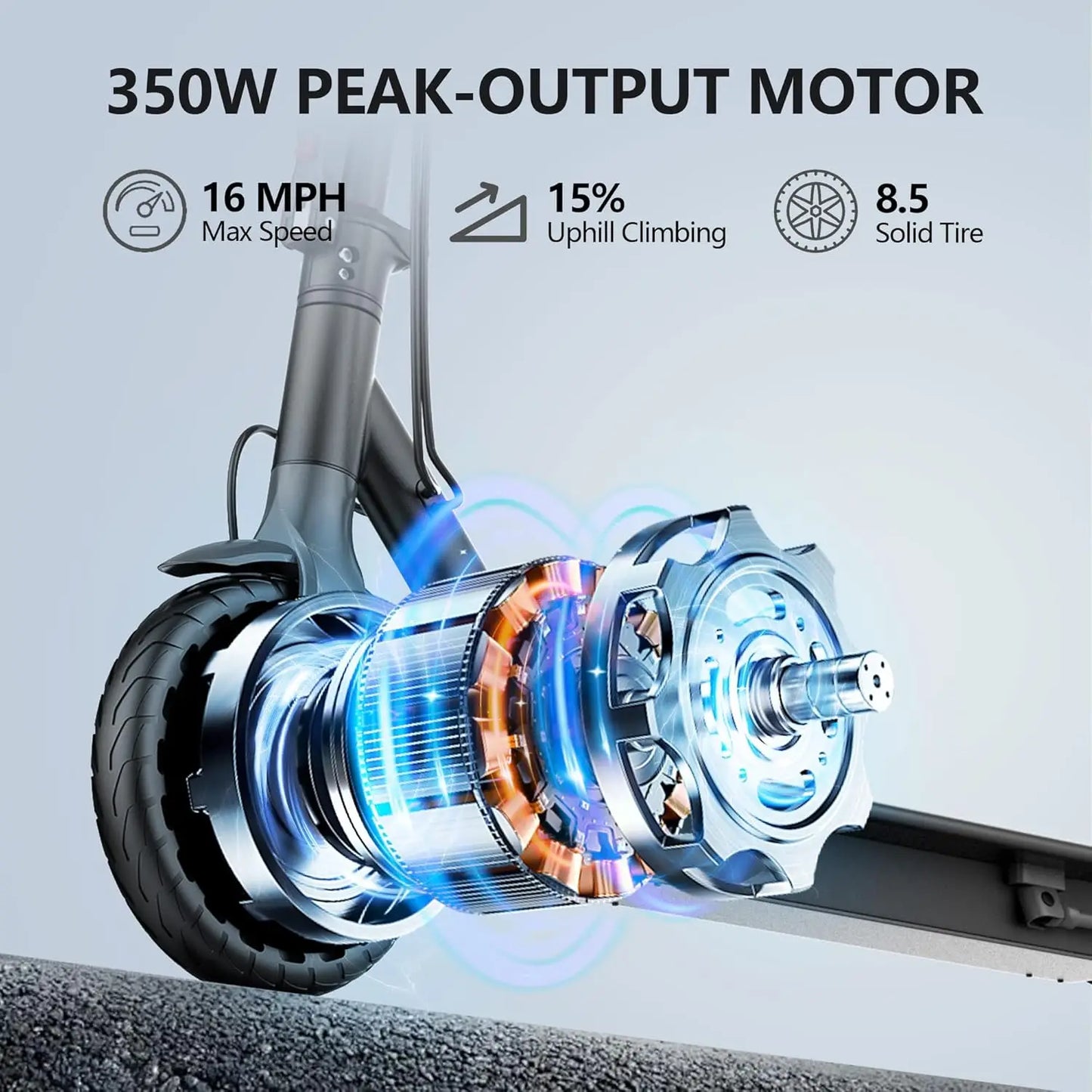 Ladped Foldable Electric Scooter For Adult Urban Commuting