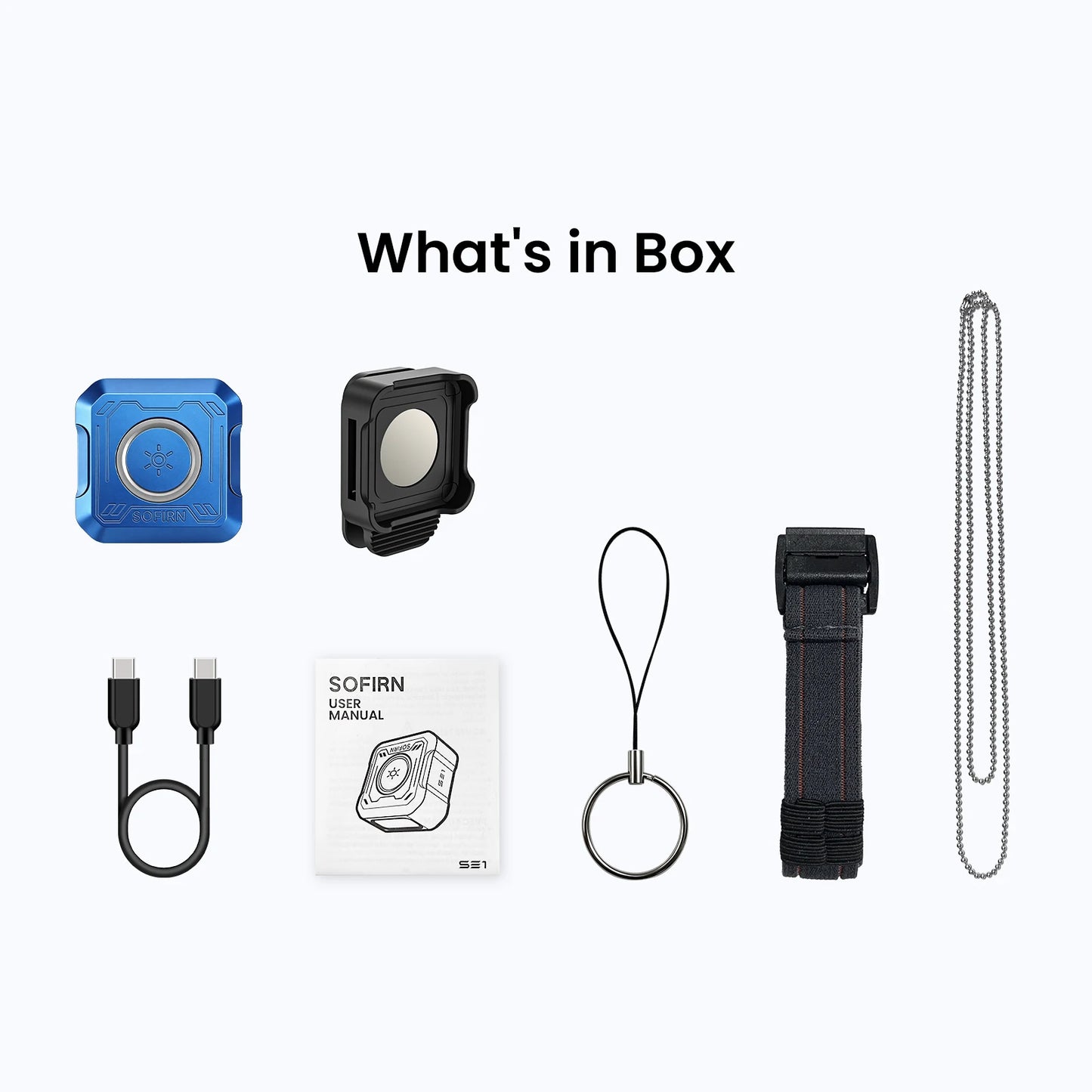Sofirn SE1 Rechargeable EDC Pocket Flashlight With Signal Ring