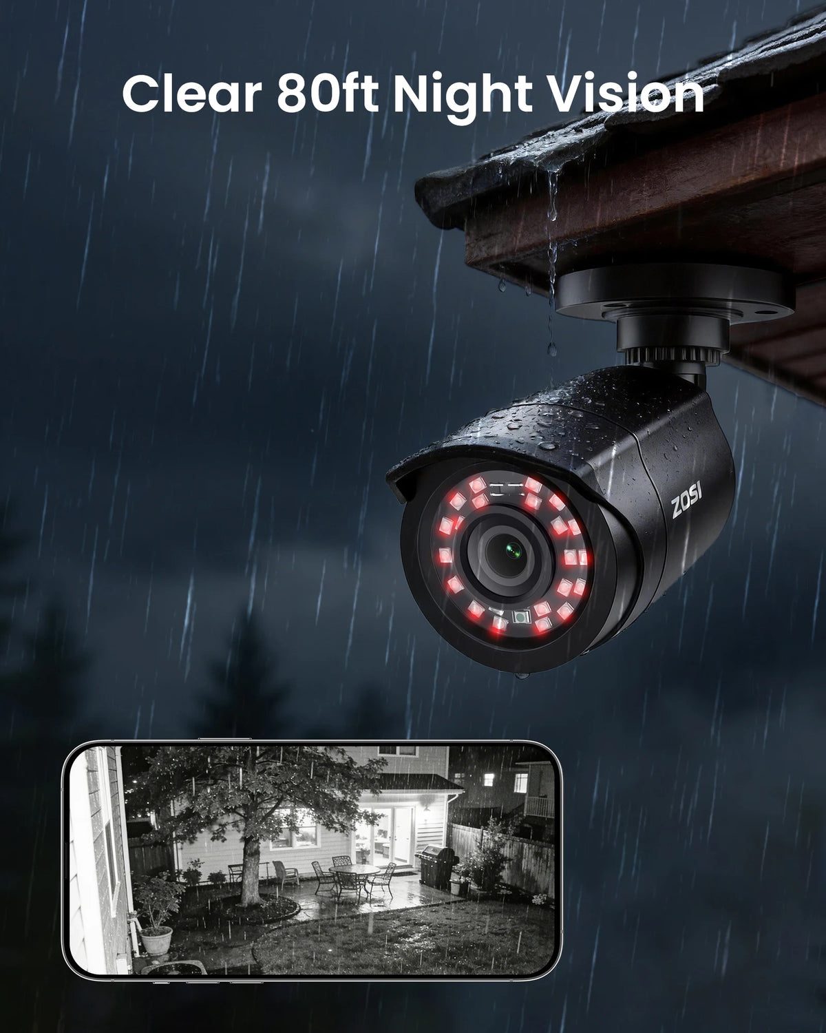ZOSI 8 Channel 5MP Lite DVR Security Camera System Kit
