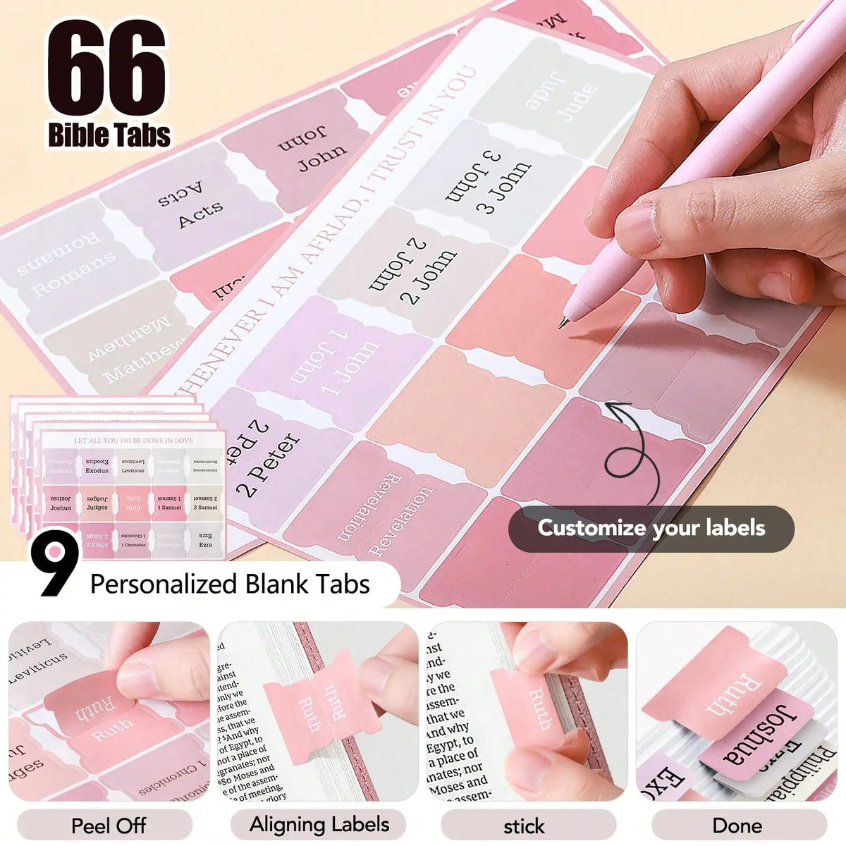 Complete Bible Journaling Kit With Pens, Highlighters And Study Supplies