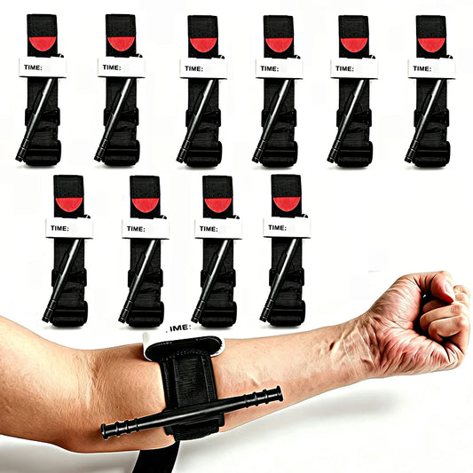 Tactical Adjustable Tourniquet Set For Emergency Survival Medical First Aid