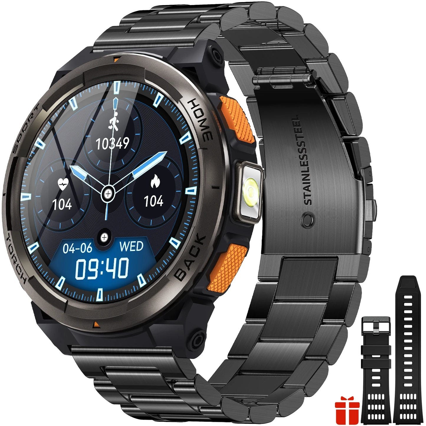 EIGIIS KE5 Smart Watch Featuring Compass Barometer Waterproof Sports Design