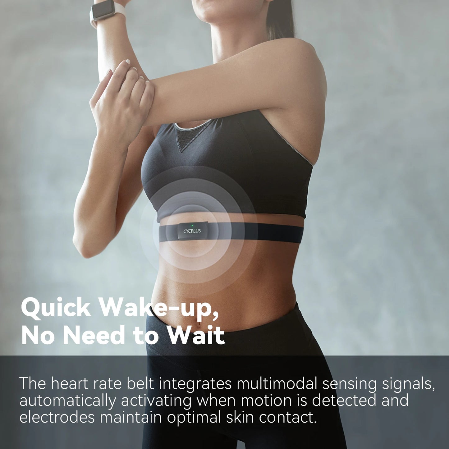 Cycplus H2 Wireless Heart Rate Monitor Chest Strap Waterproof