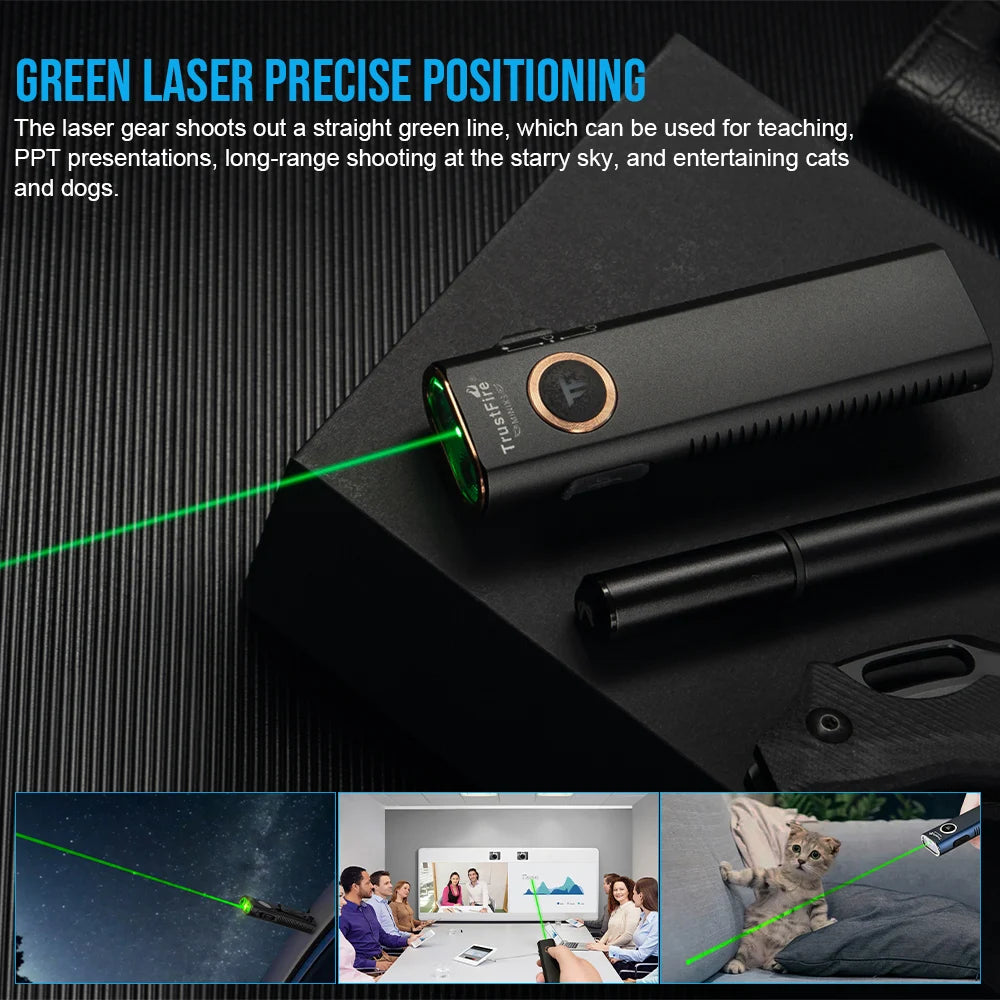 TrustFire MINIX3 Rechargeable EDC Flashlight With Four Light Modes