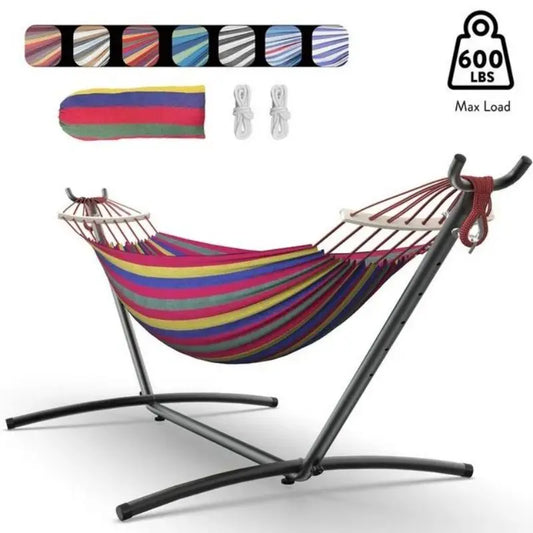 Gyroor Heavy Duty Adjustable Stand Hammock With Storage Bag