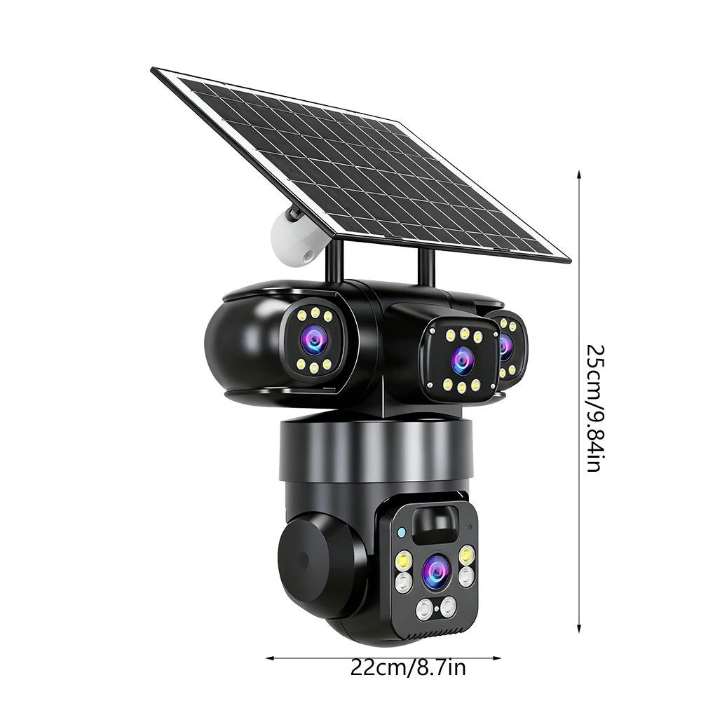 KEPEAK Solar Wireless PTZ Security Camera With Color Night Vision