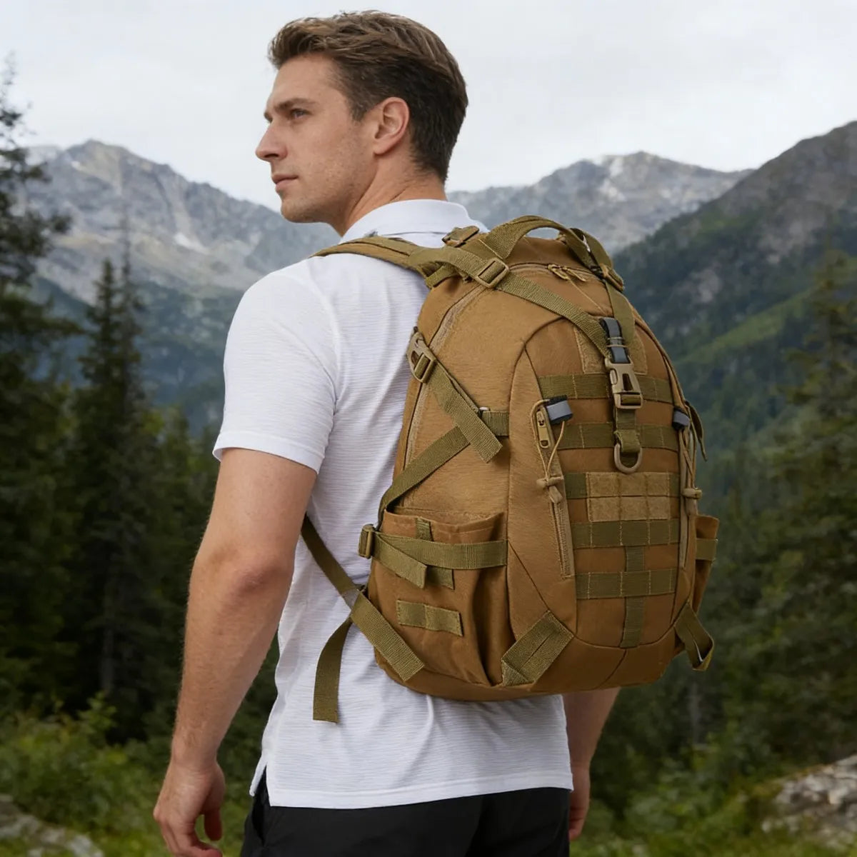 ReFire Gear Tactical Hunting Backpack Molle System And Reflective Strips