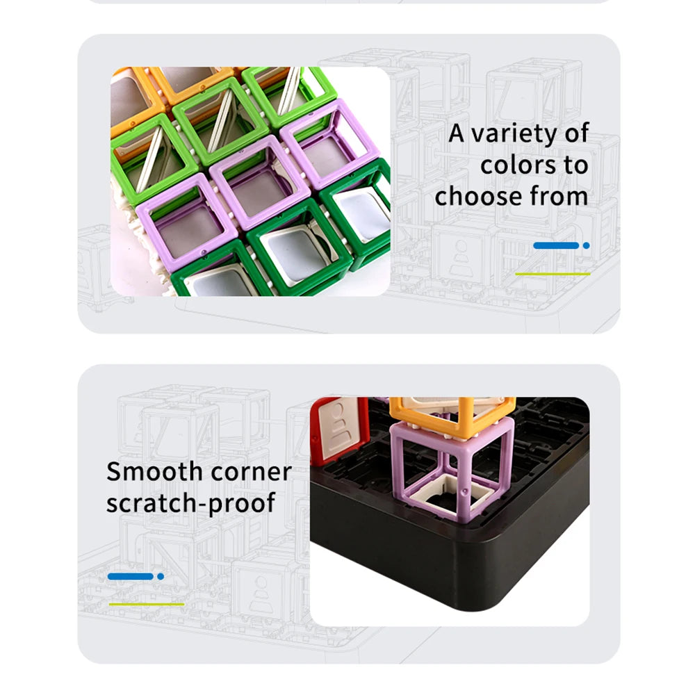JIKEFUN STEM Laser Maze Educational Brain Teaser Logic Game