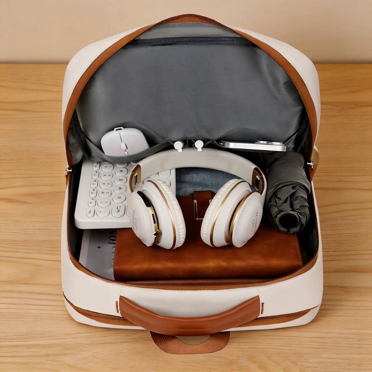 OGEHUAFEE Lightweight Nylon Business Travel Commuter Laptop Backpack