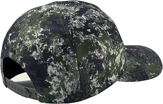 Adjustable Tactical Trucker Hat With Military Flag Patch Design