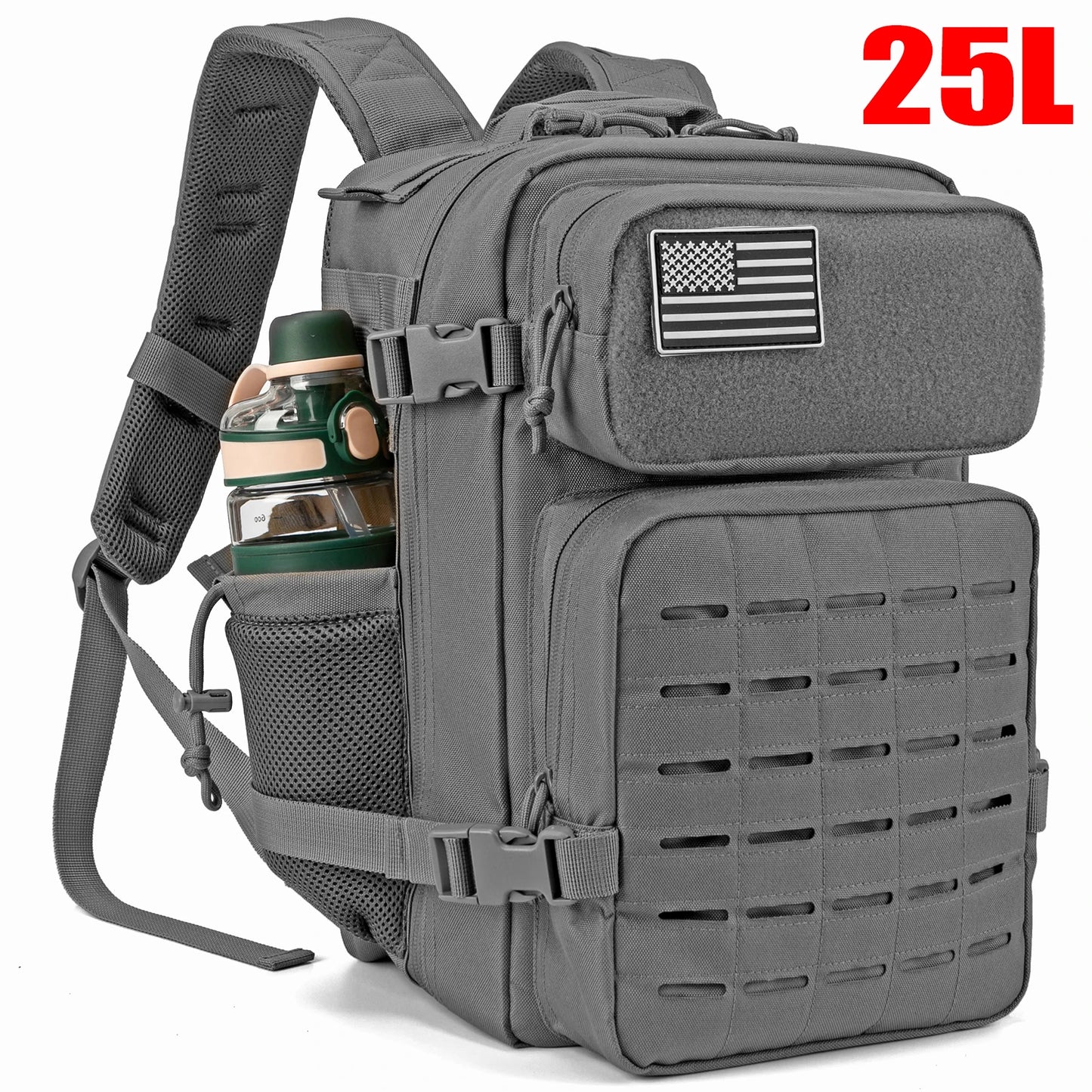 ReFire Gear Tactical MOLLE Hiking Backpack With Dual Cup Holder