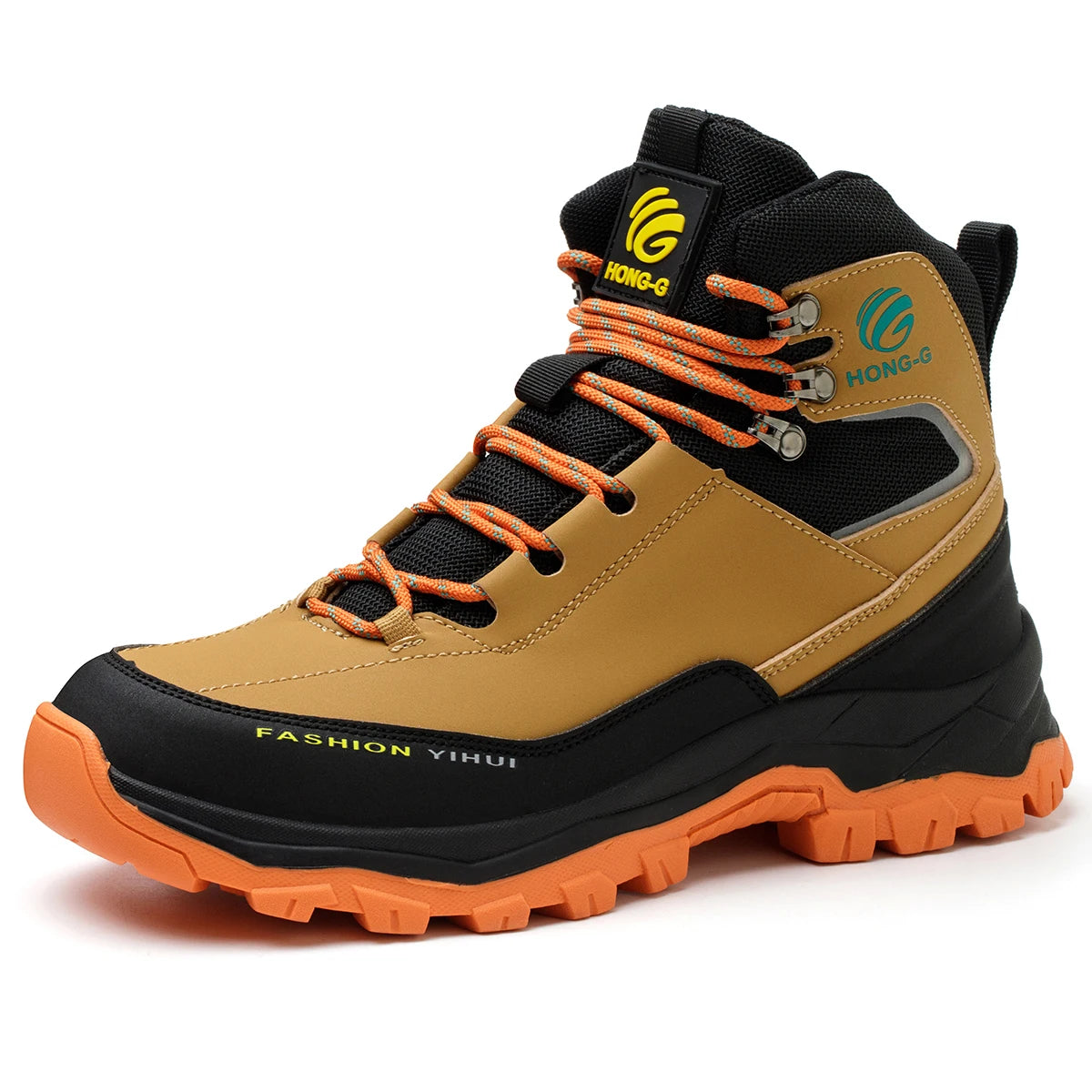 Veigar Men's Protective Steel Toe Anti Puncture Work Boots
