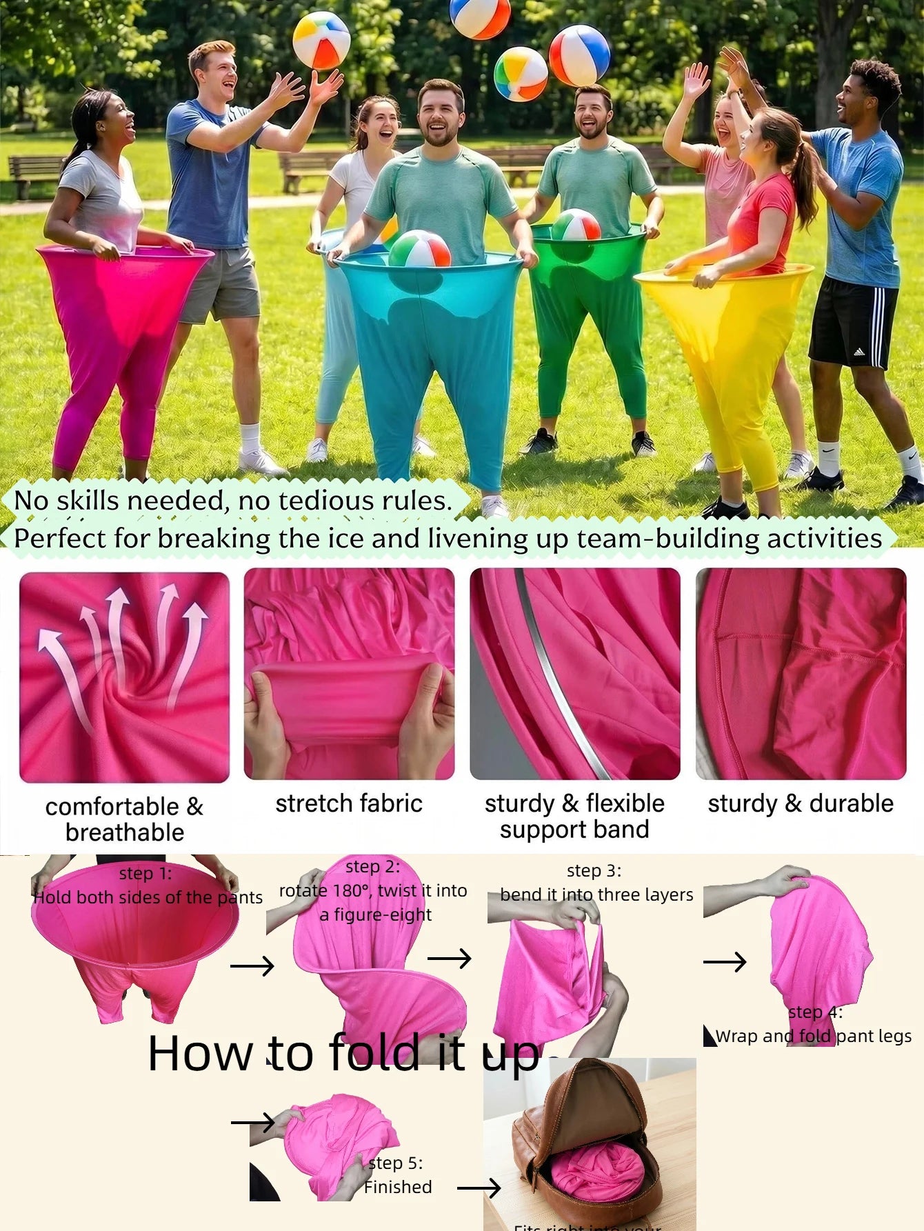 12 Piece Grandma Pants Throwing Game Set For Family Parties