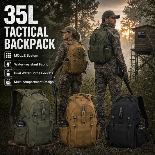 ReFire Gear Tactical Hunting Backpack Molle System And Reflective Strips