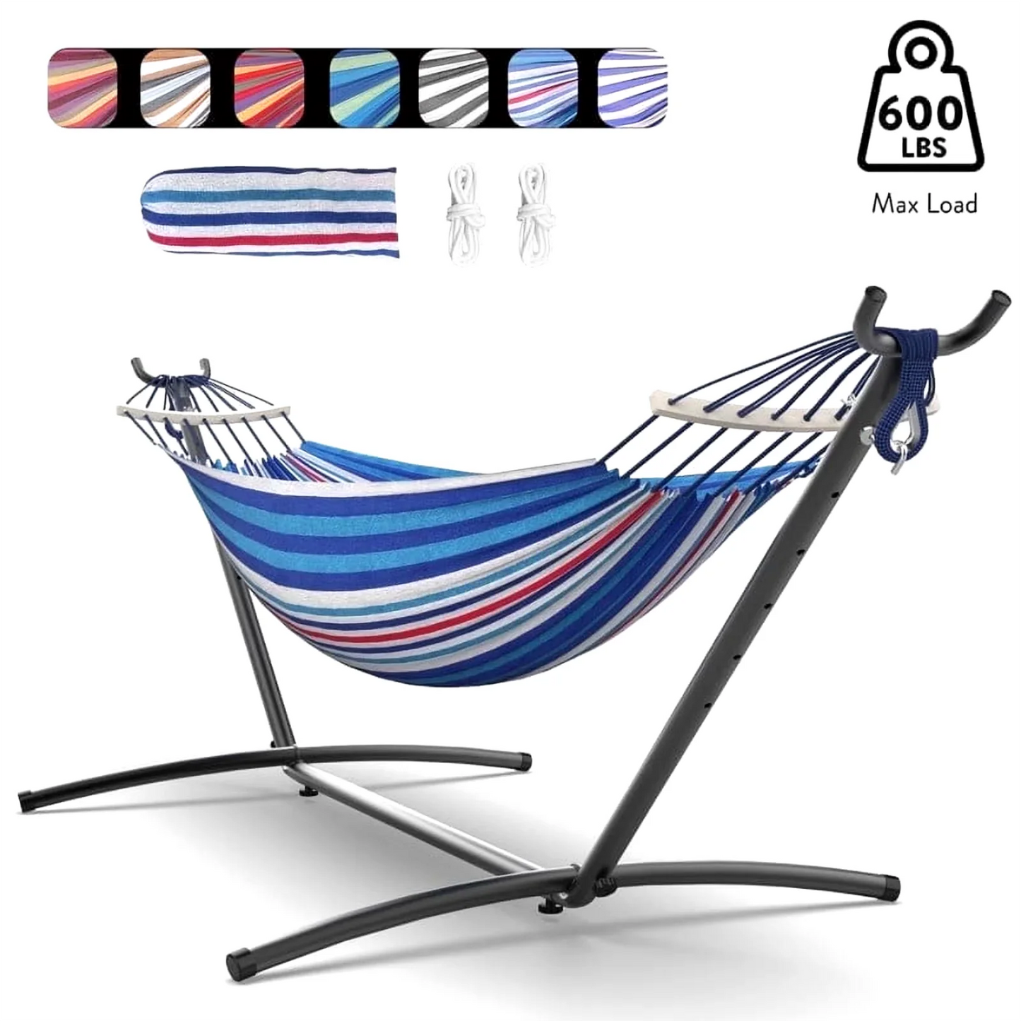 Gyroor Heavy Duty Adjustable Stand Hammock With Storage Bag