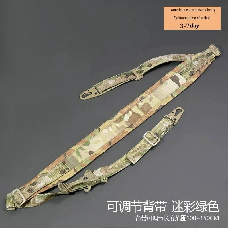 Modular Tactical Rifle Sling With Padded Design For Shooting