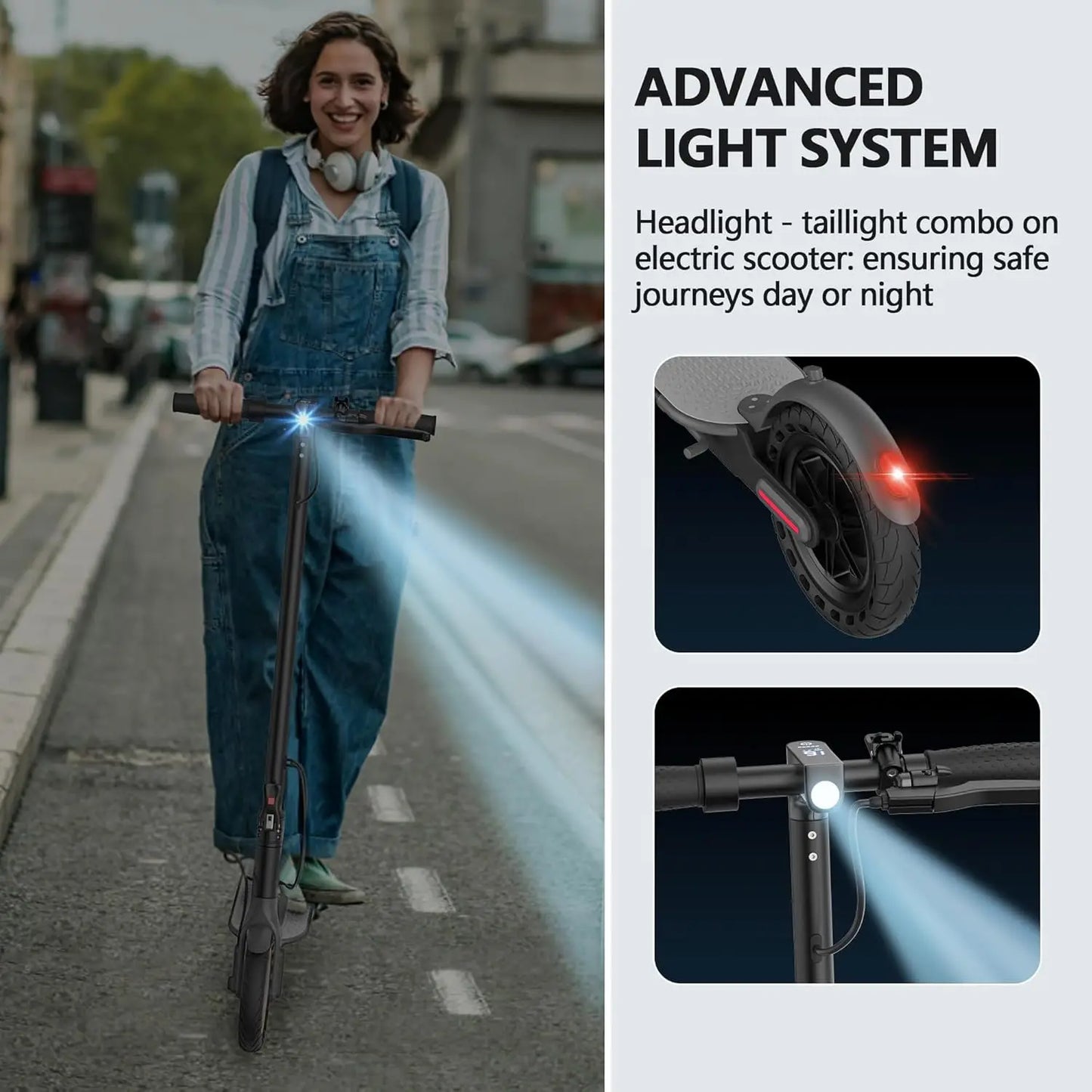Ladped Foldable Electric Scooter For Adult Urban Commuting