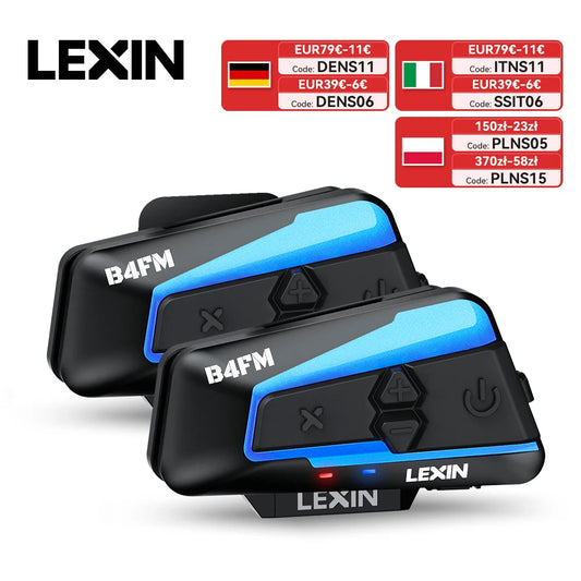 Lexin B4FMX Bluetooth 5.0 Wireless Motorcycle Helmet Intercom
