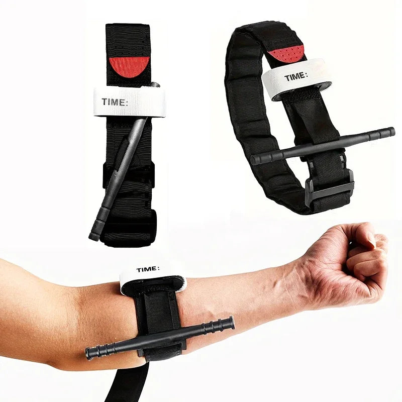 Tactical Adjustable Tourniquet Set For Emergency Survival Medical First Aid