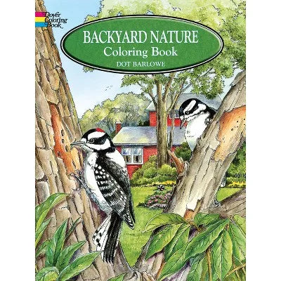 Backyard Nature Coloring Book Featuring Wildlife And Animals