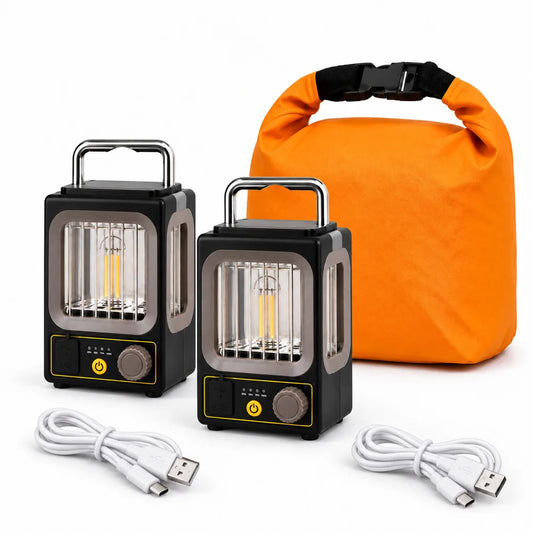 Zoe Rechargeable Solar Camping Lantern With Adjustable LED Brightness