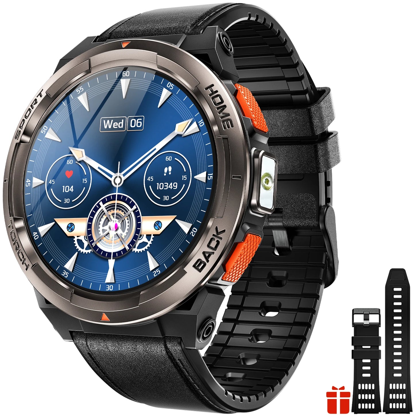 EIGIIS KE5 Smart Watch Featuring Compass Barometer Waterproof Sports Design
