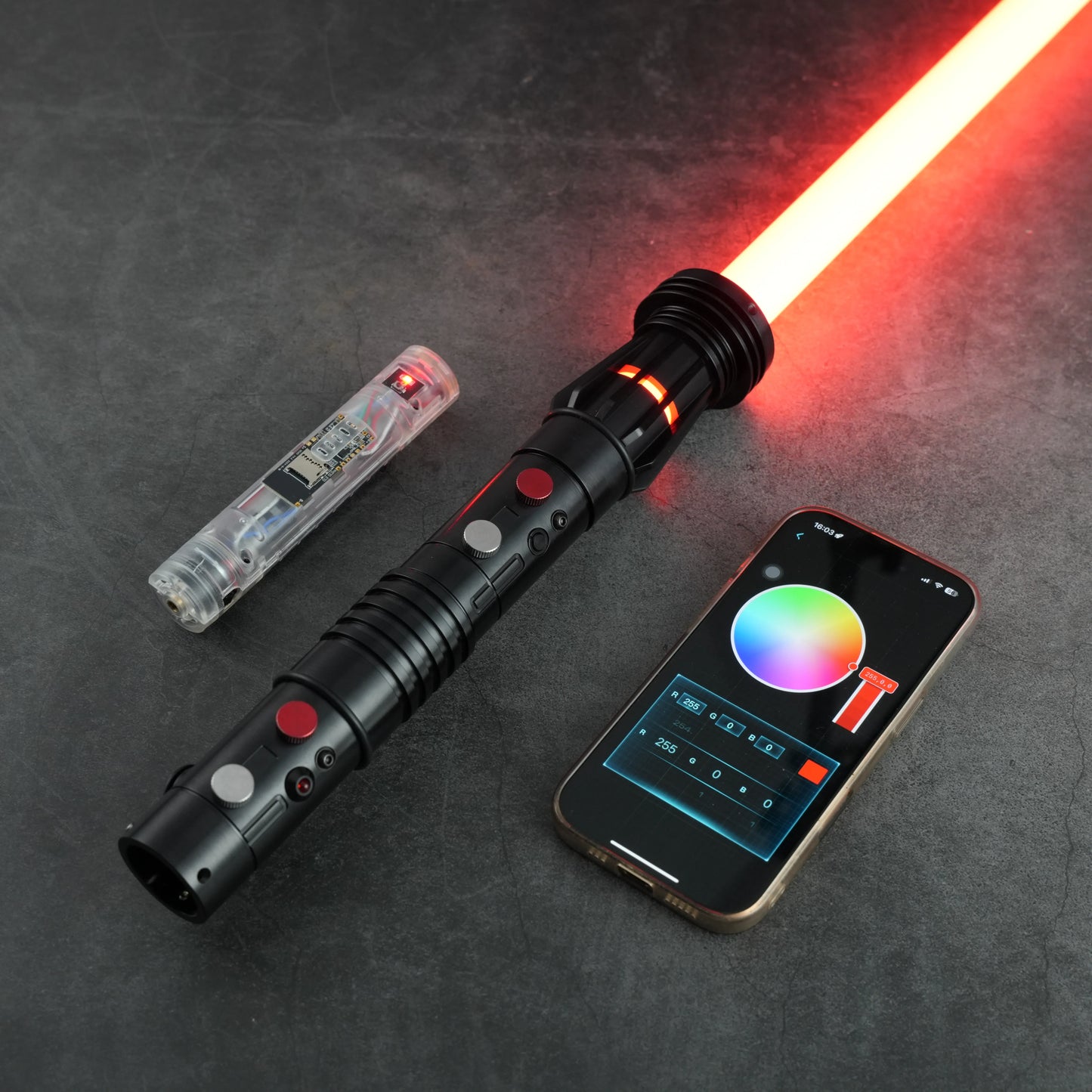 DamienSaber Color Changing Dueling Lightsaber With App Motion Control