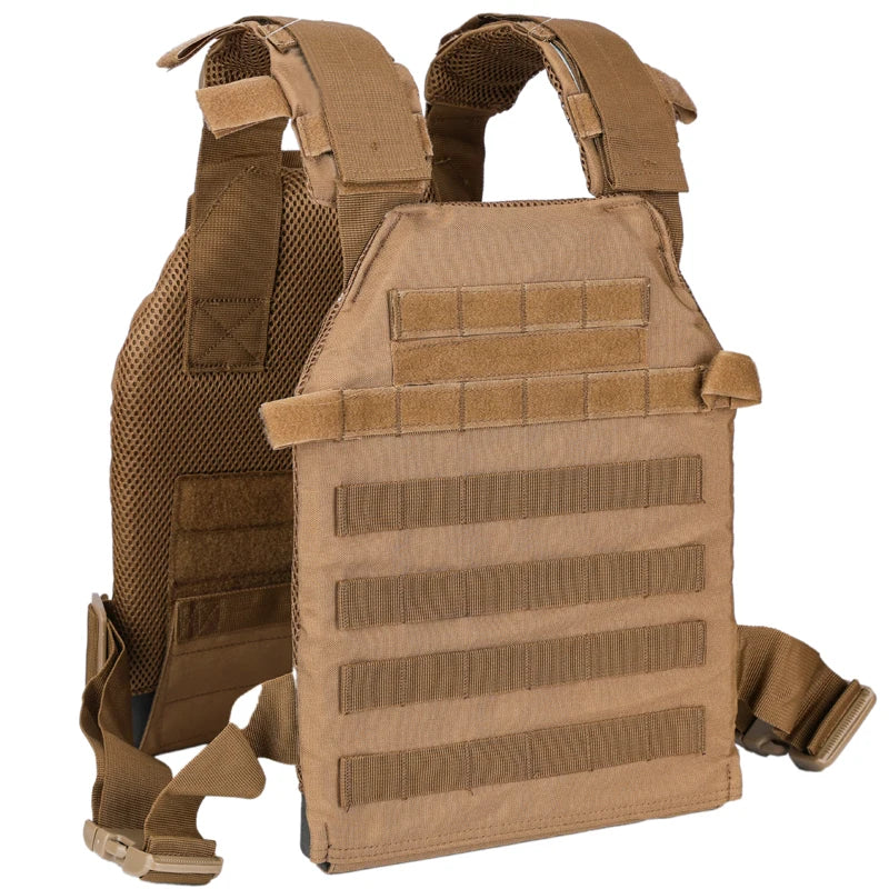 Durable Nylon Molle Plate Carrier Tactical Vest For Outdoor Training