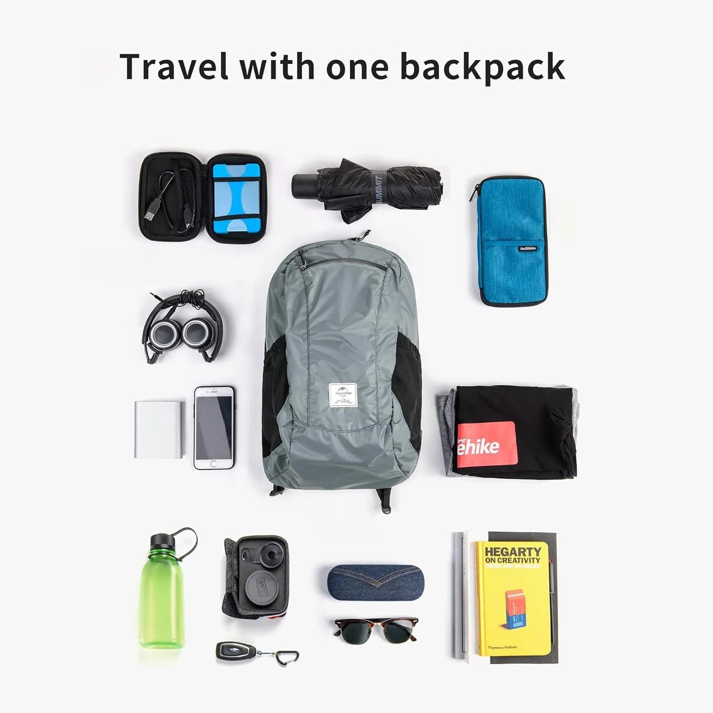 Naturehike Ultralight Waterproof Foldable Nylon Hiking Backpack