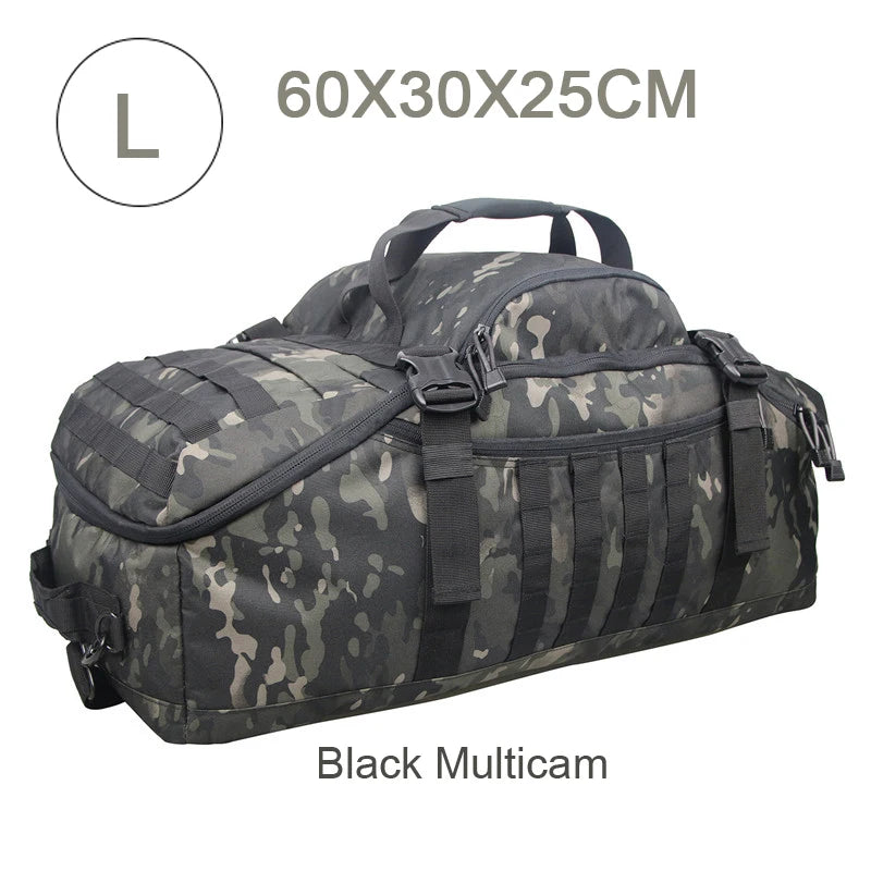 LQARMY Tactical MOLLE Backpack For Outdoor Hiking Camping
