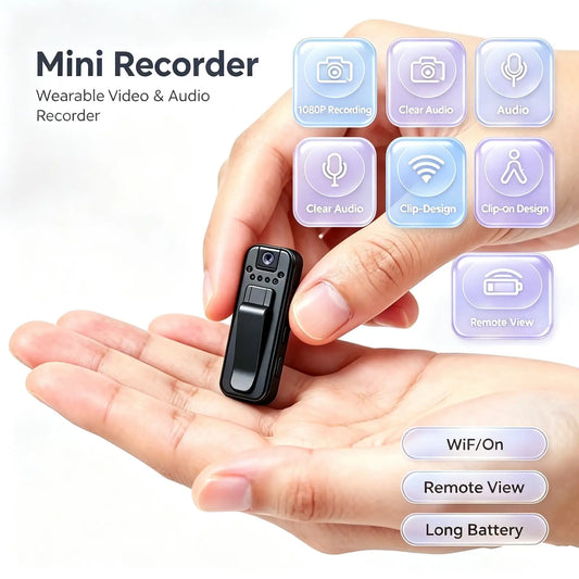 Mini Body Camera With 4K Video And Night Vision Recording