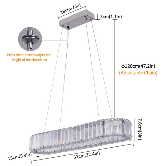 GreeLustr Oval Ring Led Ceiling Lamp For Living Room