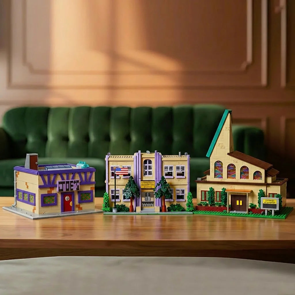Barweer Springfield Street Building Blocks Three In One Town Kit