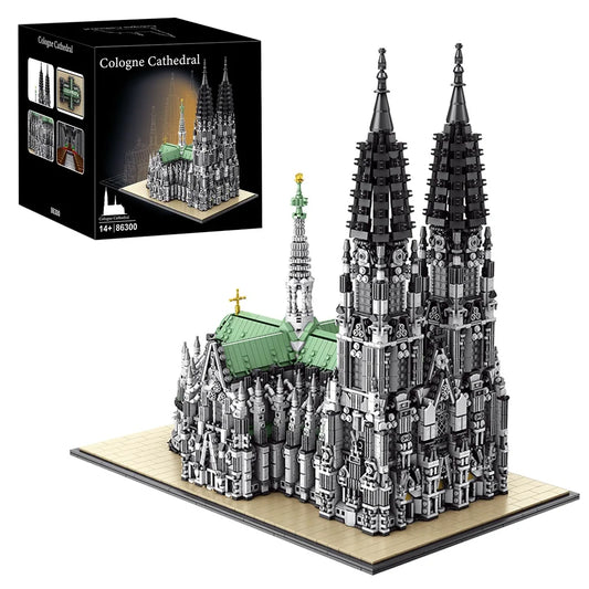 Barweer Cologne Cathedral Gothic Architecture Building Blocks Model Kit