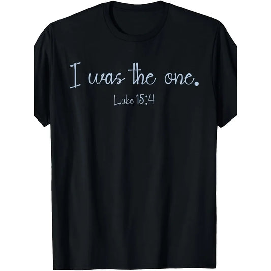 Christian Luke 15 4 Lost Sheep Parable Bible T Shirt for Church Attire