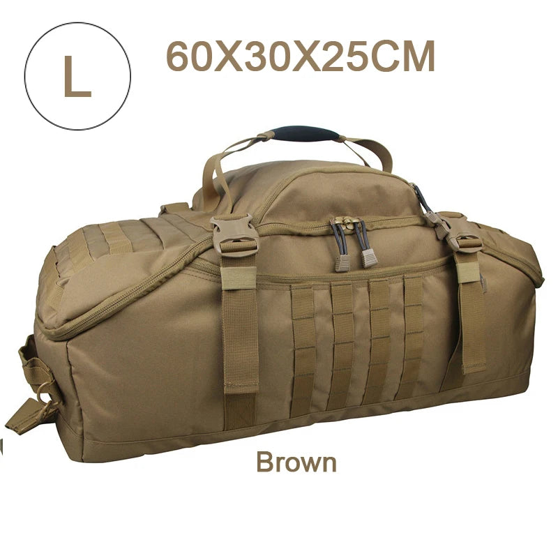 LQARMY Tactical MOLLE Backpack For Outdoor Hiking Camping