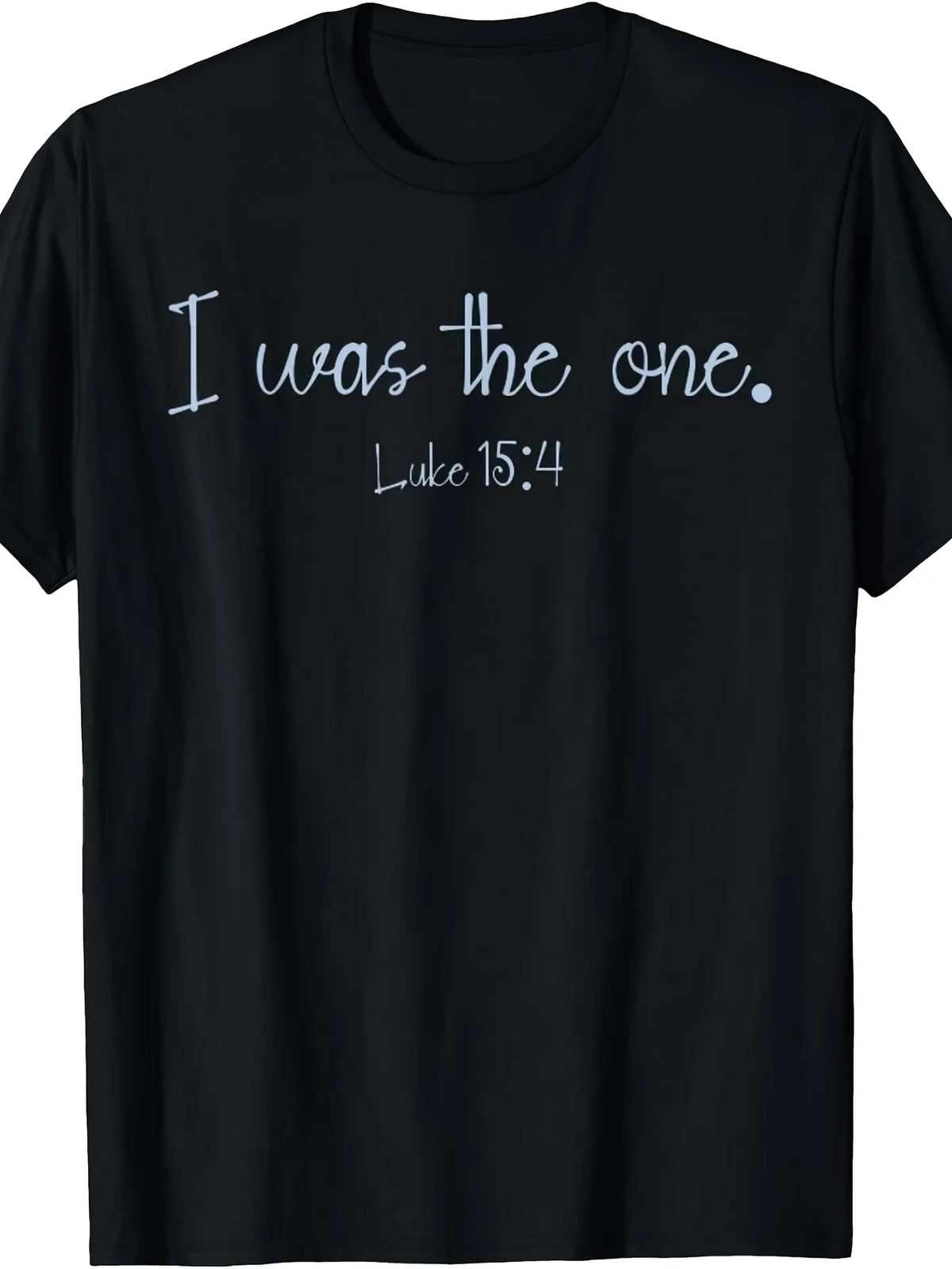 Christian Luke 15 4 Lost Sheep Parable Bible T Shirt for Church Attire