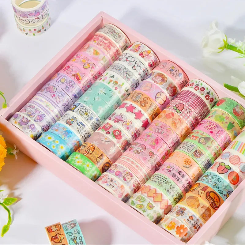 Decorative Washi Tape Rolls For Scrapbooking And Journaling Projects