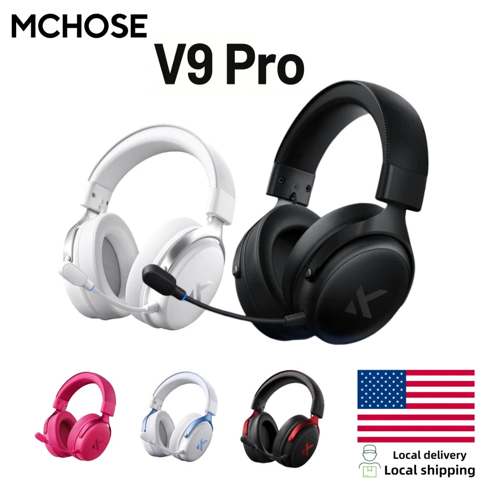 MCHOSE V9 Pro Wireless Gaming Headset Offering 7.1 Surround Sound