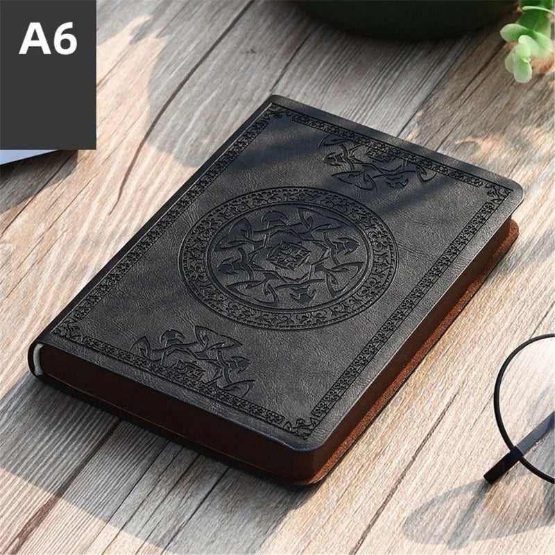 Vintage Leather Portable Notebook Diary Journal Stationery Gift