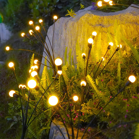 8 Head Solar Firefly Lights LED Outdoor Garden Decorative Waterproof