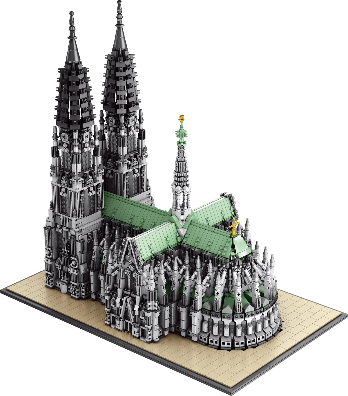 Barweer Cologne Cathedral Gothic Architecture Building Blocks Model Kit