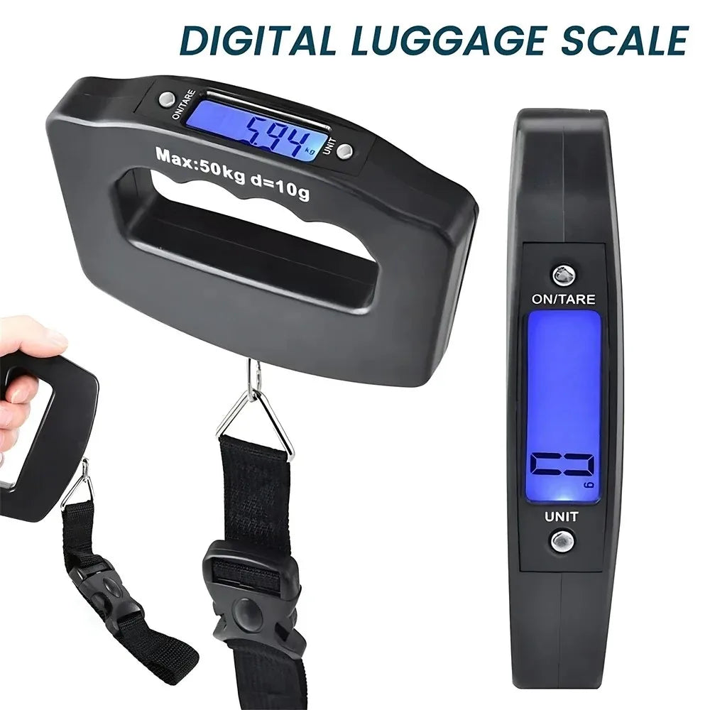 Electronic Digital Luggage Scale With Backlight For Travel