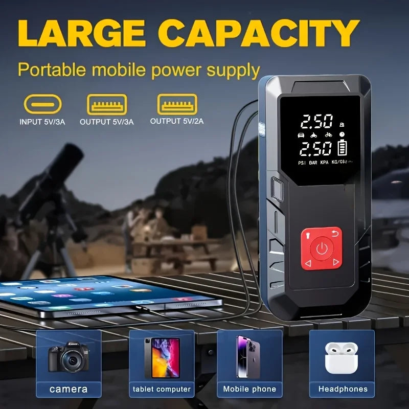 Pownym Car Jump Starter Portable Power Bank Dual USB