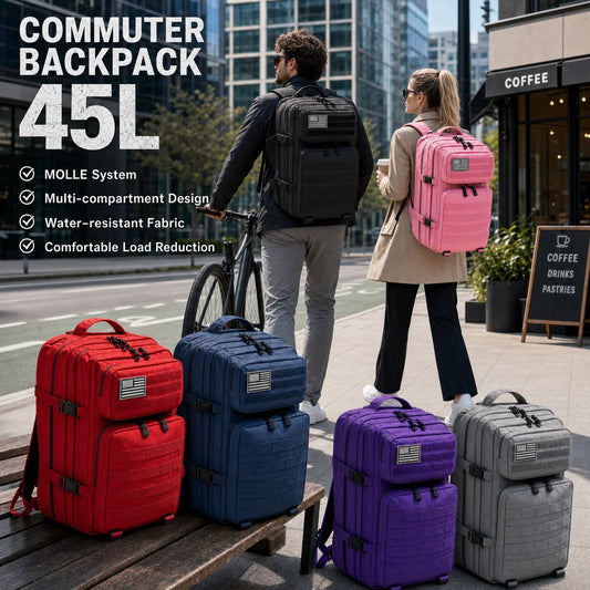 ReFire Gear Tactical Backpack With Molle Pockets For Travel Hiking