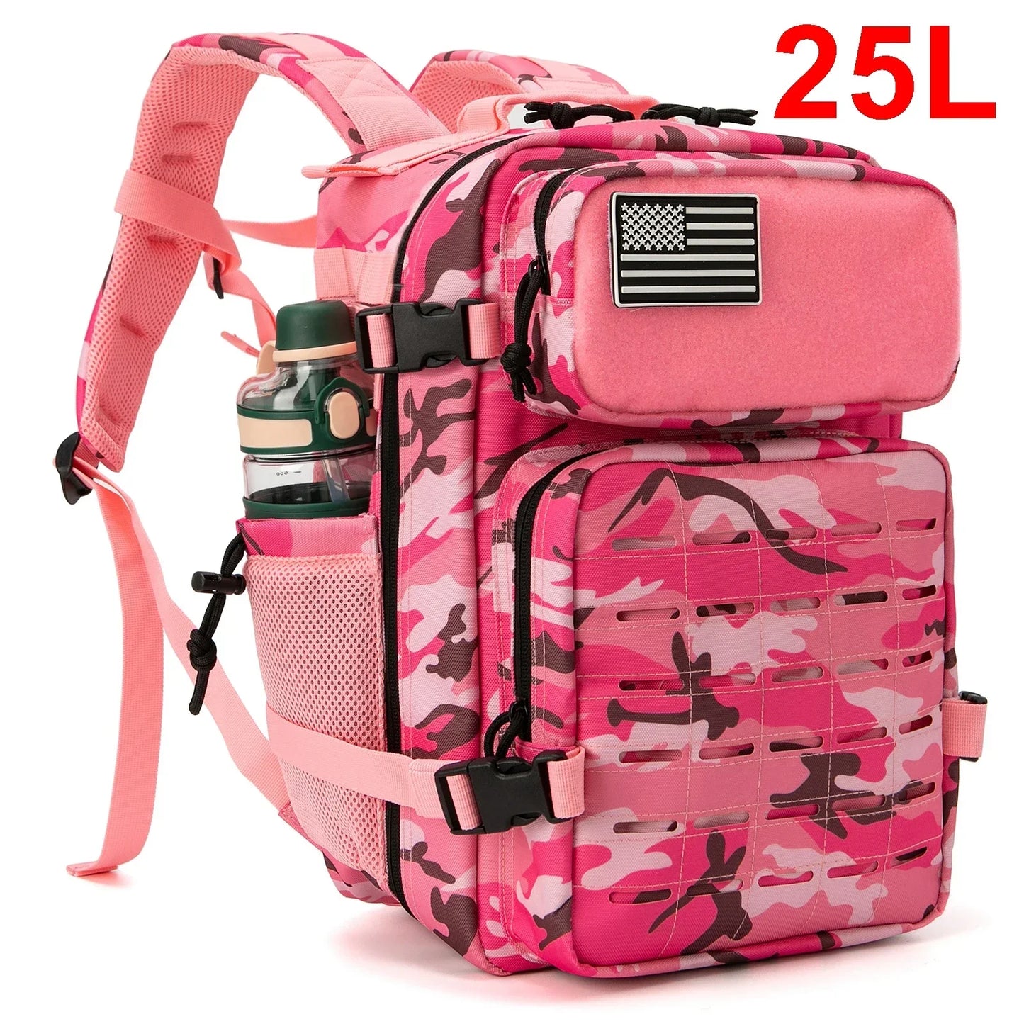 ReFire Gear Tactical MOLLE Hiking Backpack With Dual Cup Holder