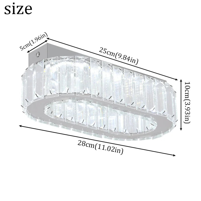 GreeLustr Oval Ring Led Ceiling Lamp For Living Room