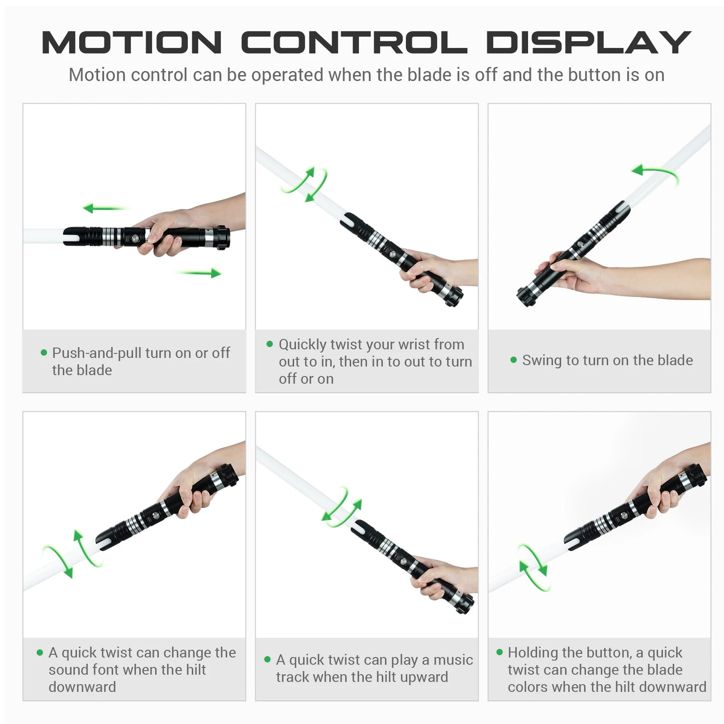 DamienSaber LED App Controlled Dueling Lightsaber With Motion Controls